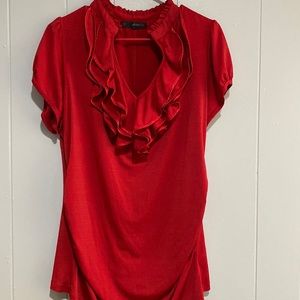 Red blouse 2x